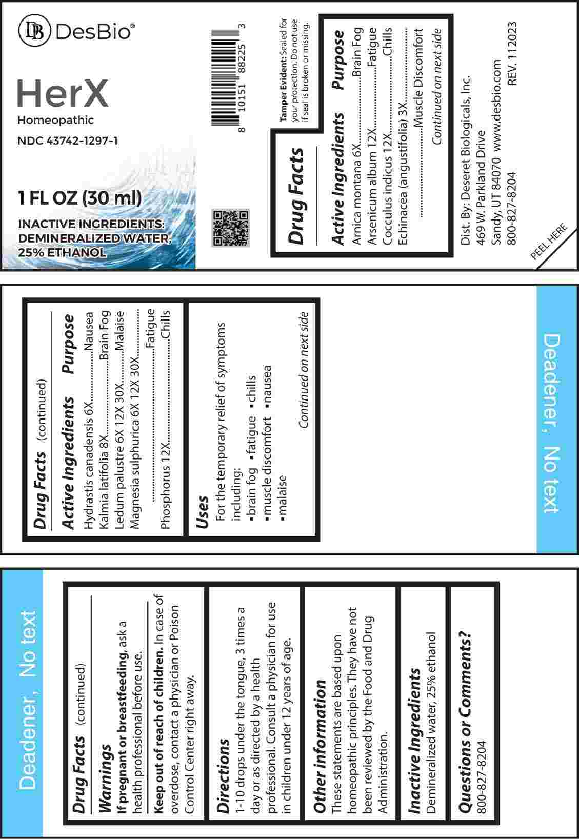 Herx package label