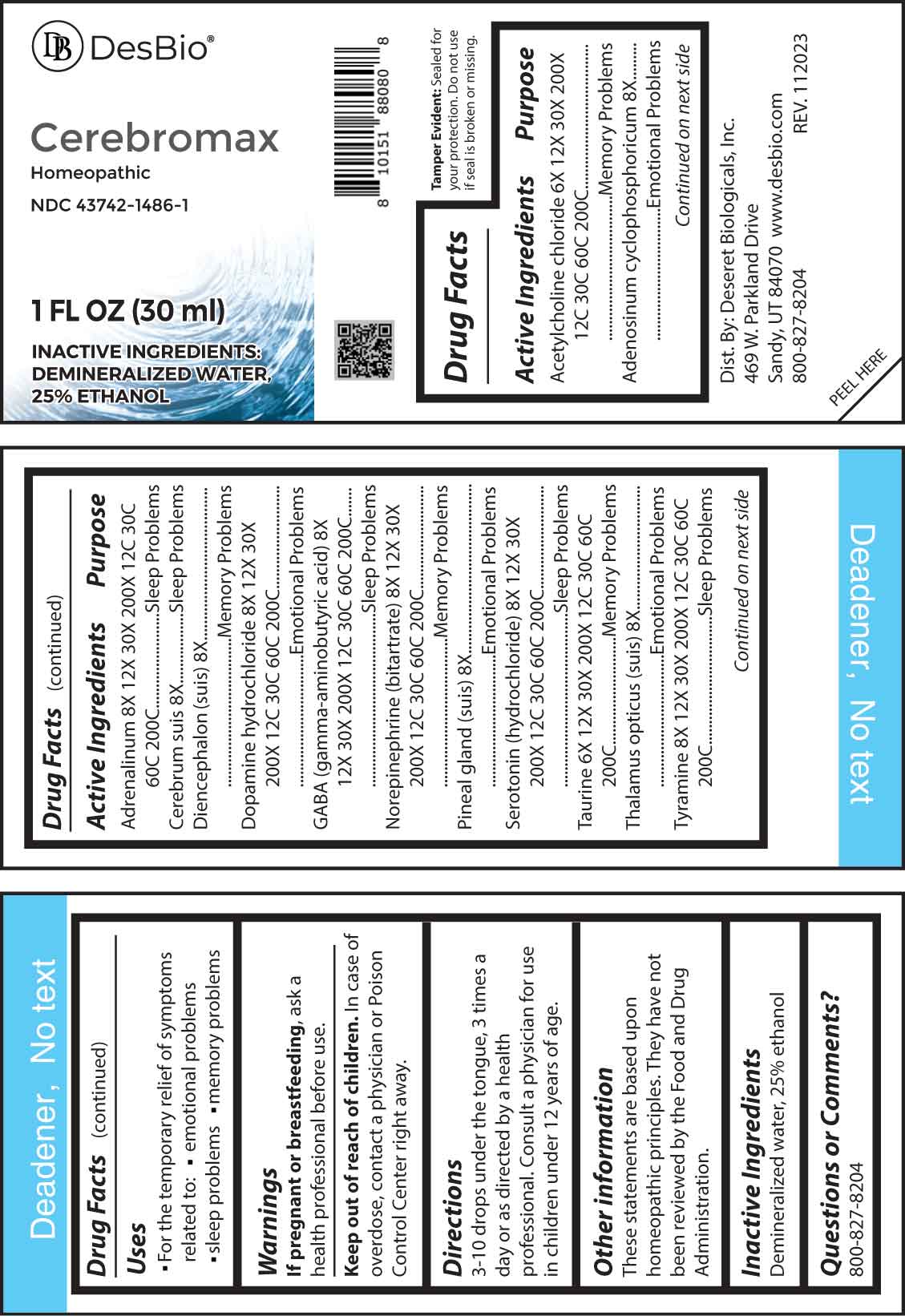 Cerebromax package label
