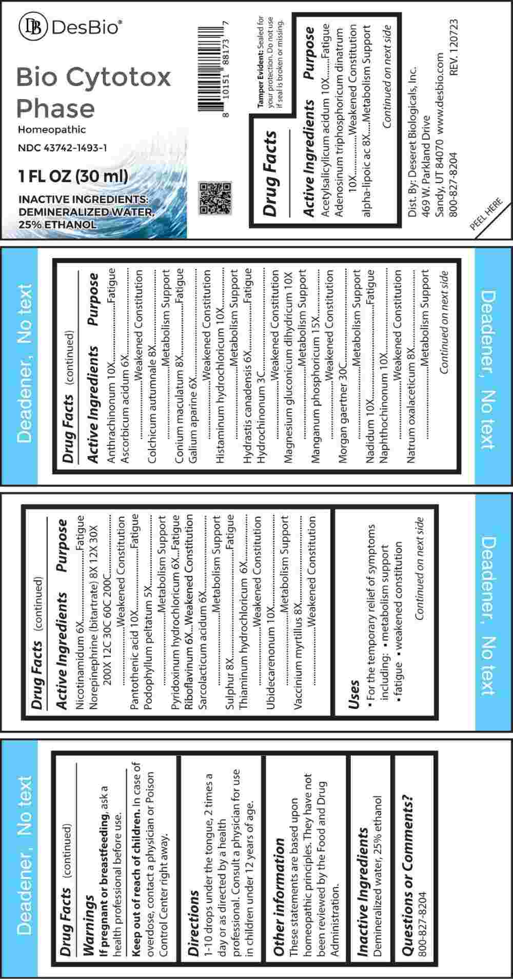 Bio Cytotox Phase package label