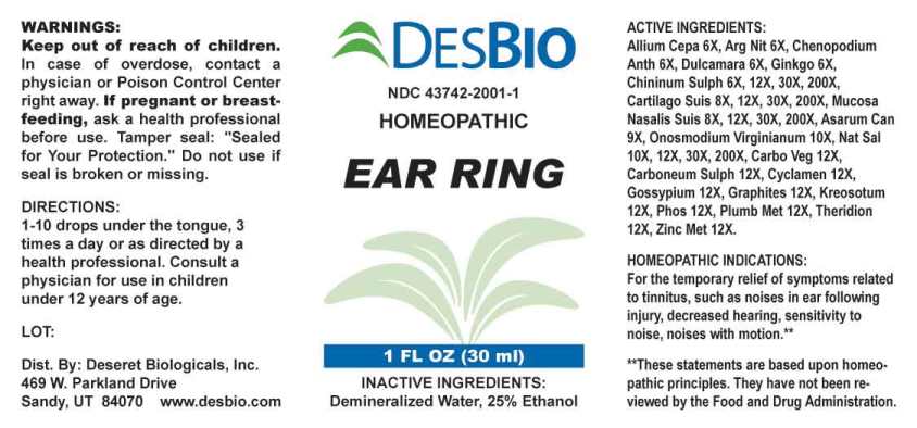 Ear Ring package label