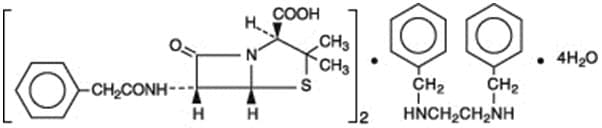 Bicillin L-A package label