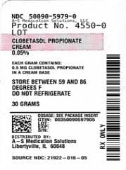 Clobetasol Propionate Usp, 0.05% package label