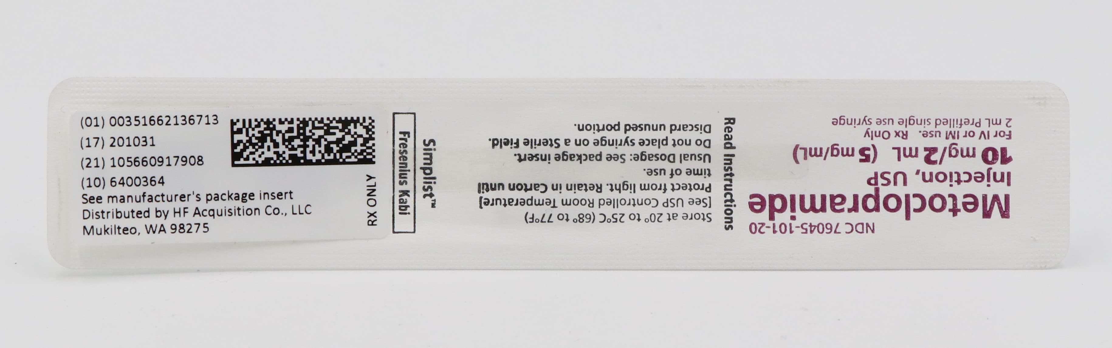 Metoclopramide package label