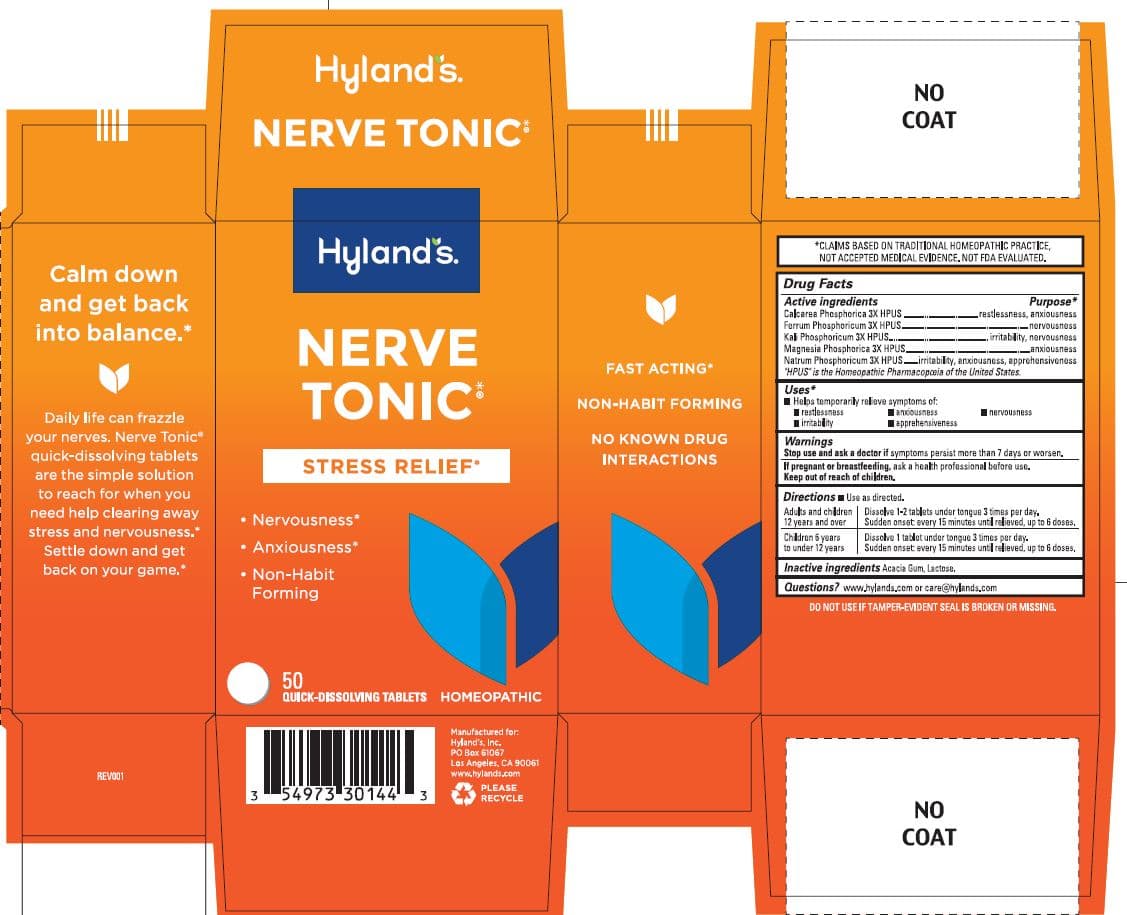 Nerve Tonic package label
