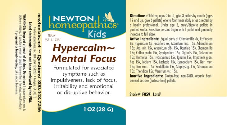 Hypercalm-Mental Focus package label