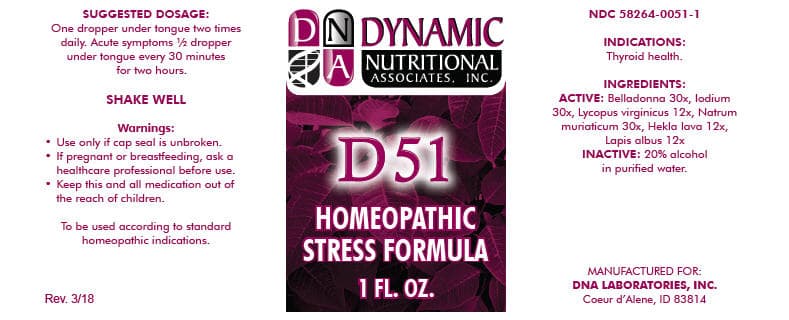 D-51 package label