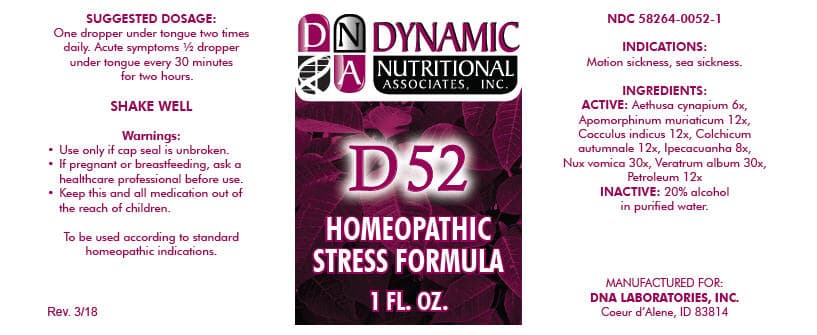 D-52 package label