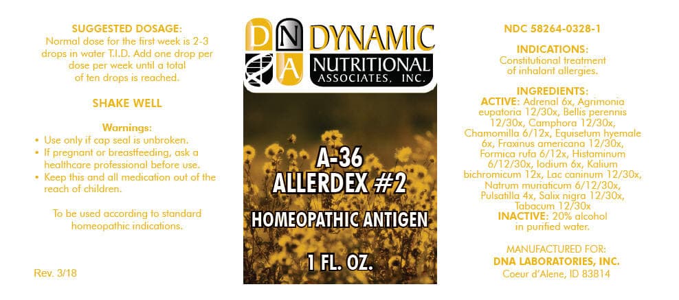 A-36 package label