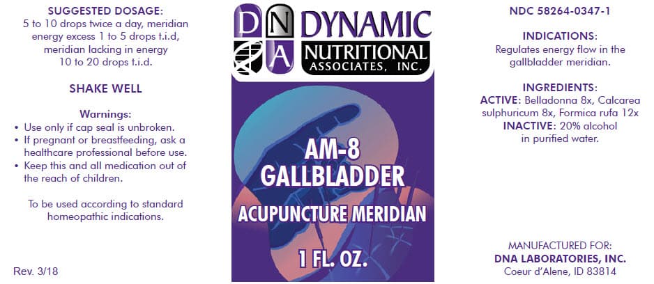 Am-8 package label