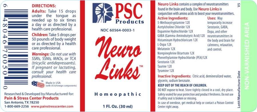 Neuro Links package label