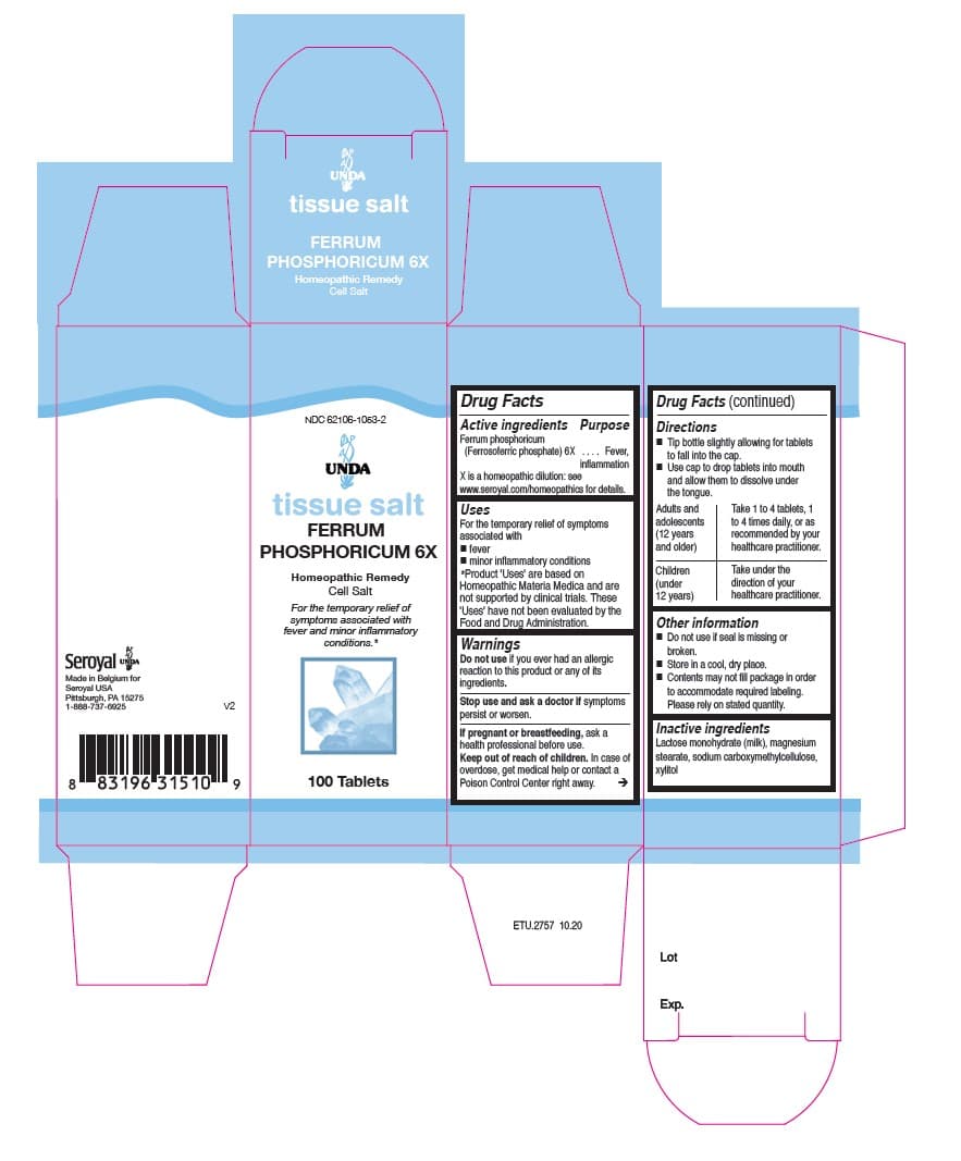 Ferrum Phosphoricum 6x package label