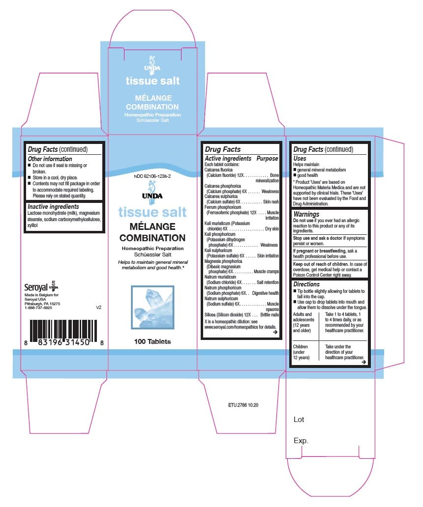 Melange Combination package label