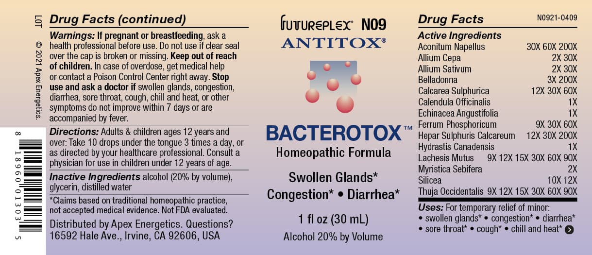 N09 package label