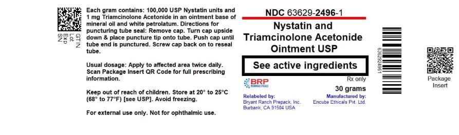 Nystatin and Triamcinolone Acetonide package label