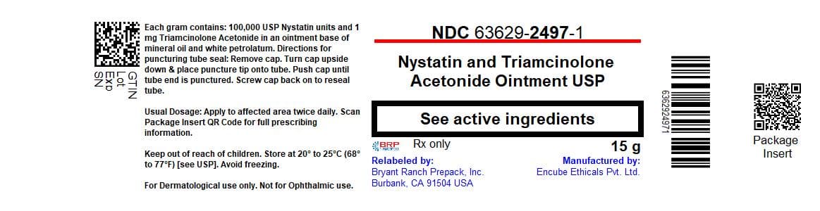 Nystatin and Triamcinolone Acetonide package label