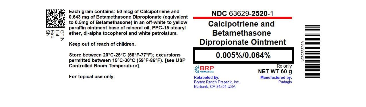 Calcipotriene and Betamethasone Dipropionate package label