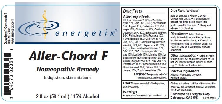 Aller-Chord F package label