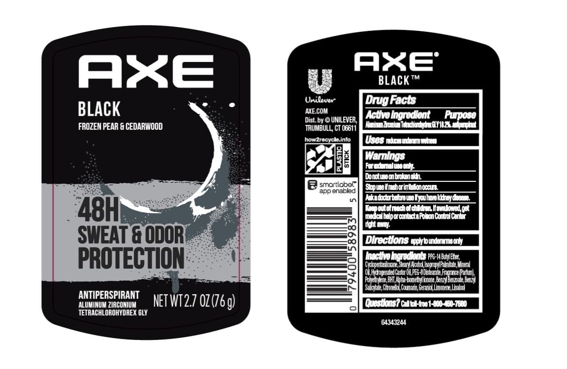 Axe package label