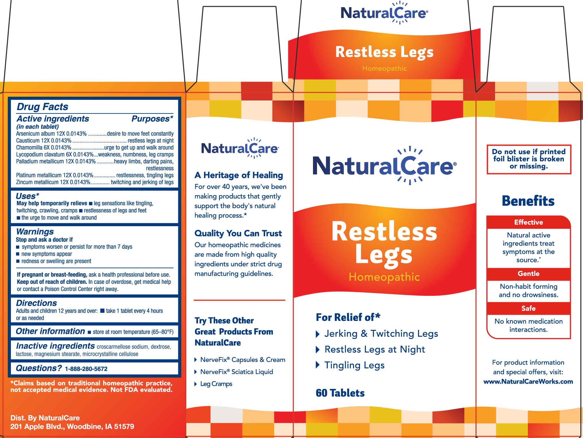 Restless Legs package label