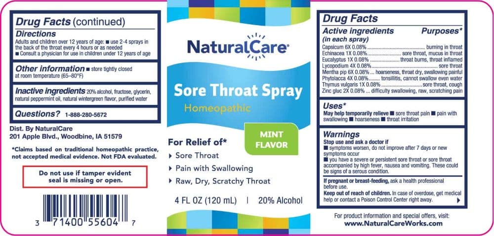 Sore Throat package label