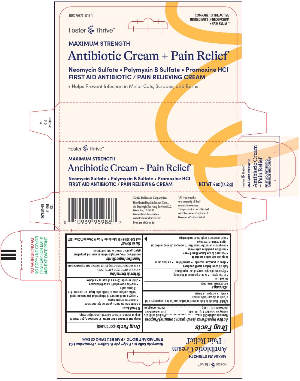 Neomycin Sulfate, Polymyxin B Sulfate, and Pramoxine Hydrochloride package label