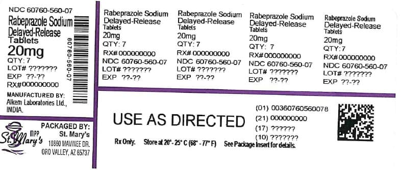 Rabeprazole Sodium package label