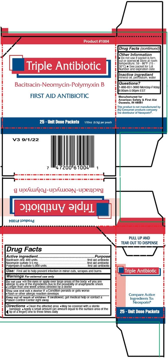 Triple Antibiotic package label