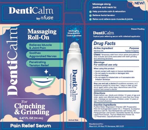 Denticalm package label