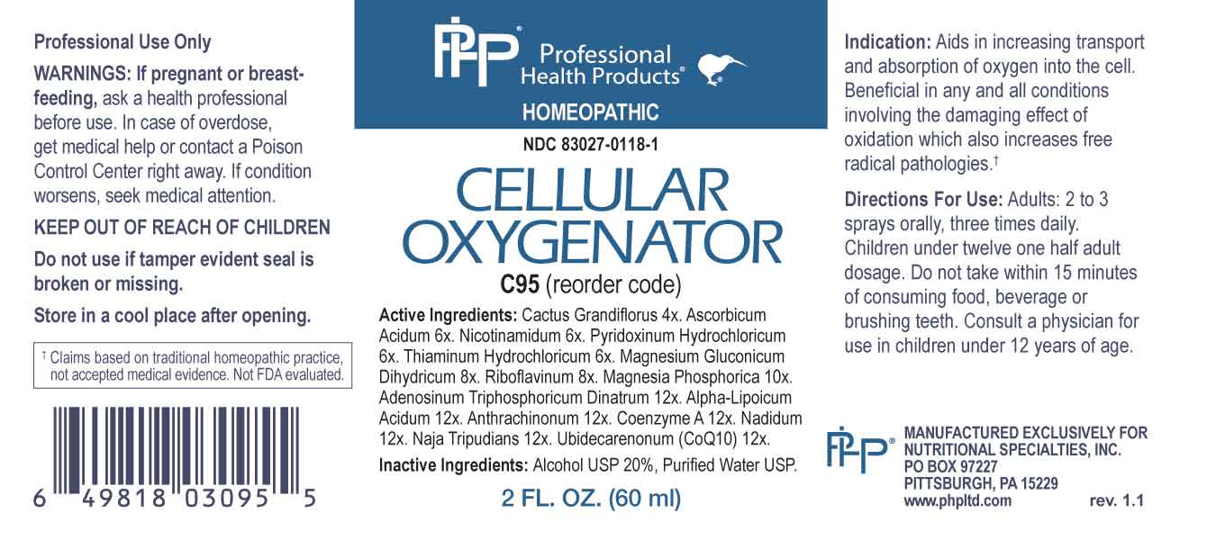 Cellular Oxygenator package label