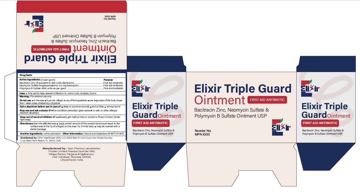 Elixirtripleguard package label