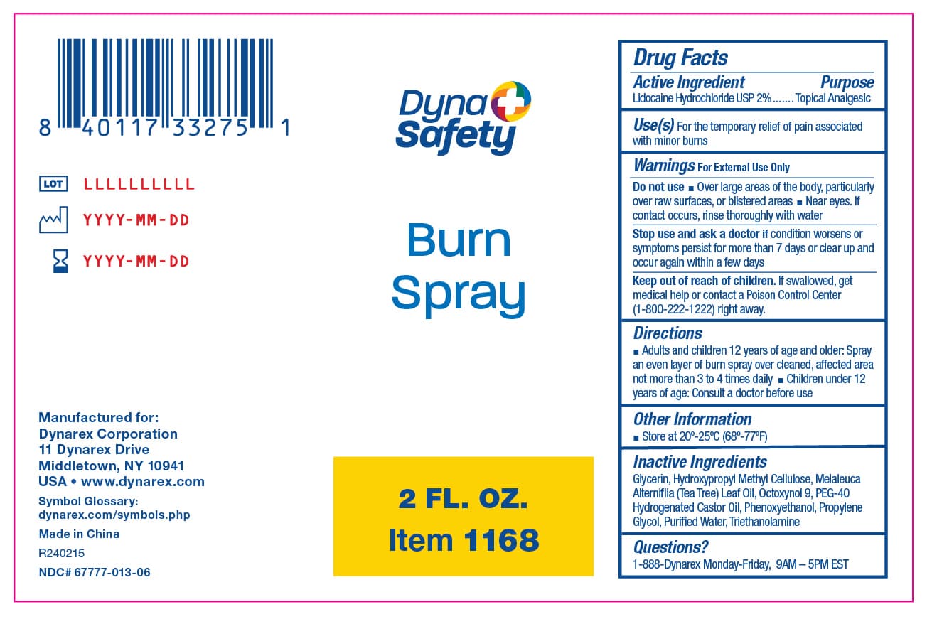 1168 Burn Spray — Reference image, actual packaging may vary
