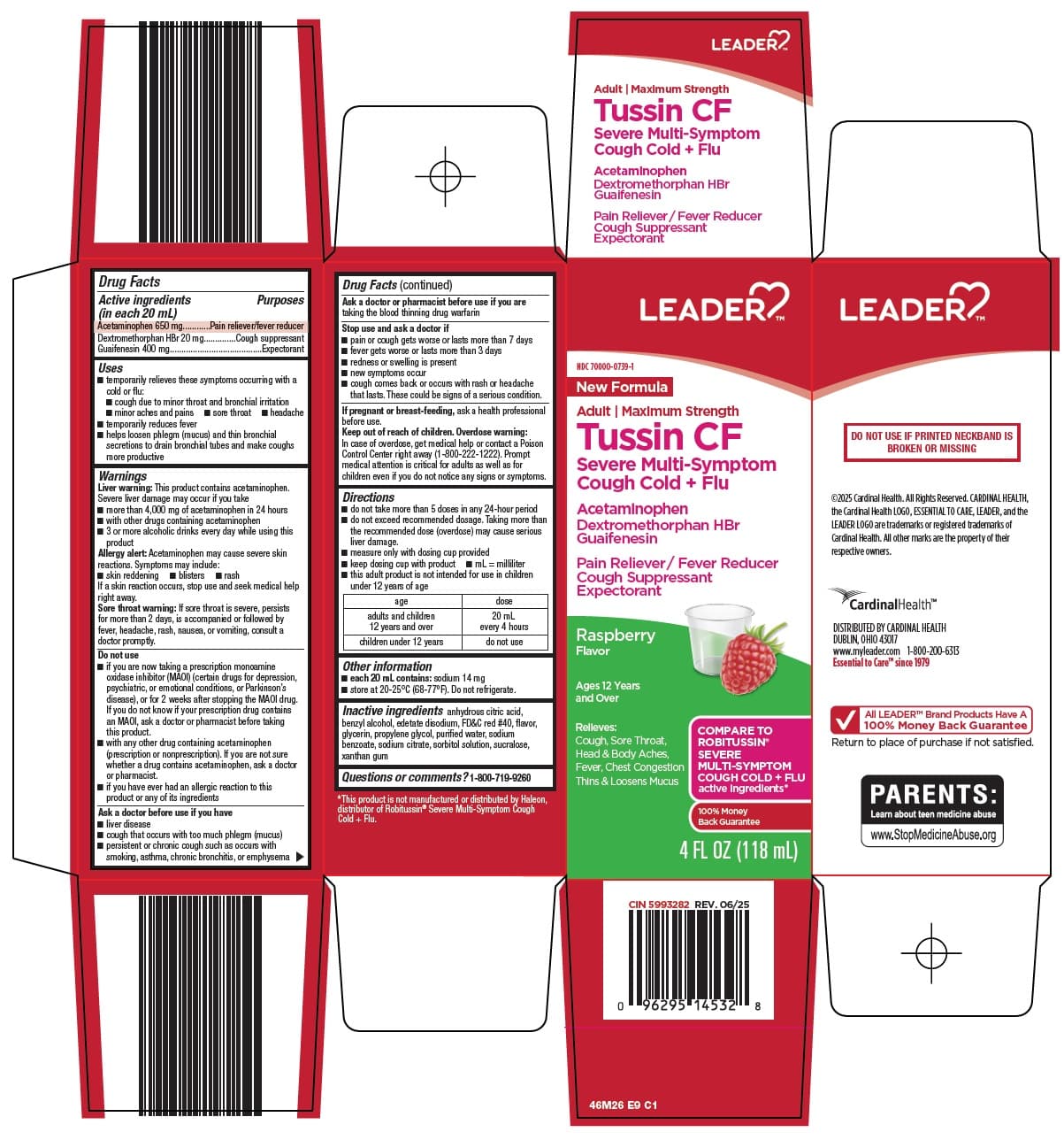 Robitussin Maximum Strength Severe Multi-Symptom Cough... — Reference image, actual packaging may vary