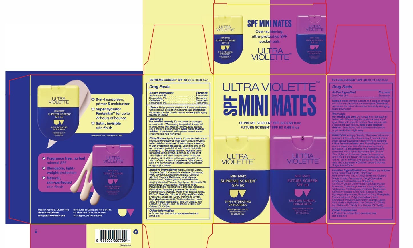 Ultra Violette SPF Mini Mates Duo Pocket Pals — Reference image, actual packaging may vary