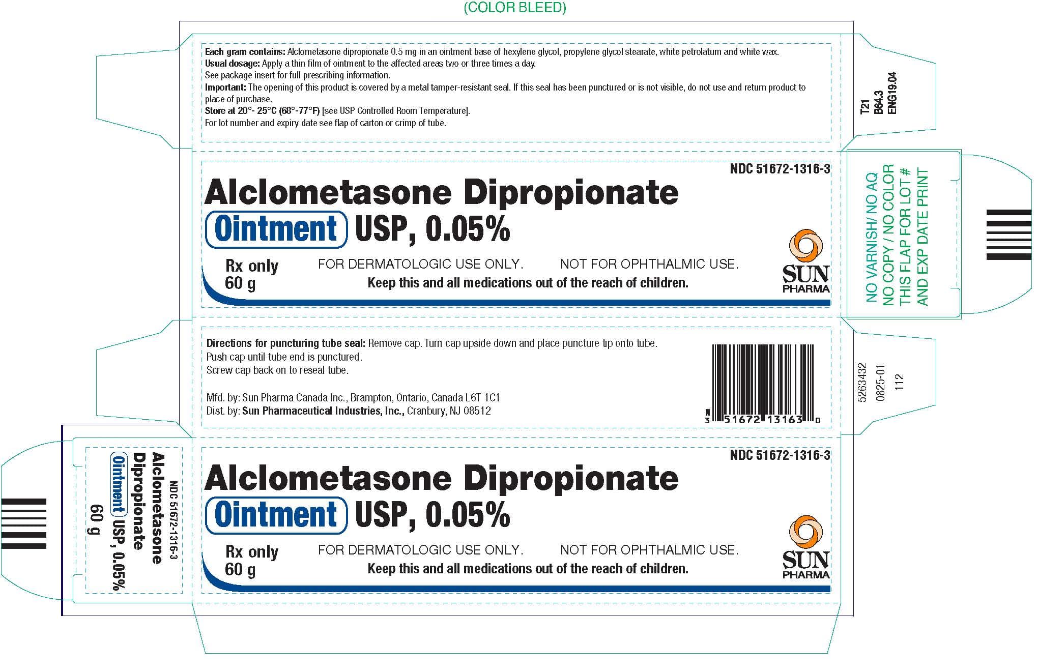 Alclometasone Dipropionate — Reference image, actual packaging may vary
