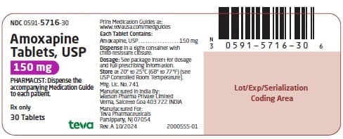 Amoxapine — Reference image, actual packaging may vary