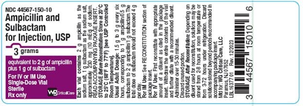Ampicillin and Sulbactam — Reference image, actual packaging may vary