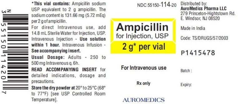 Ampicillin — Reference image, actual packaging may vary