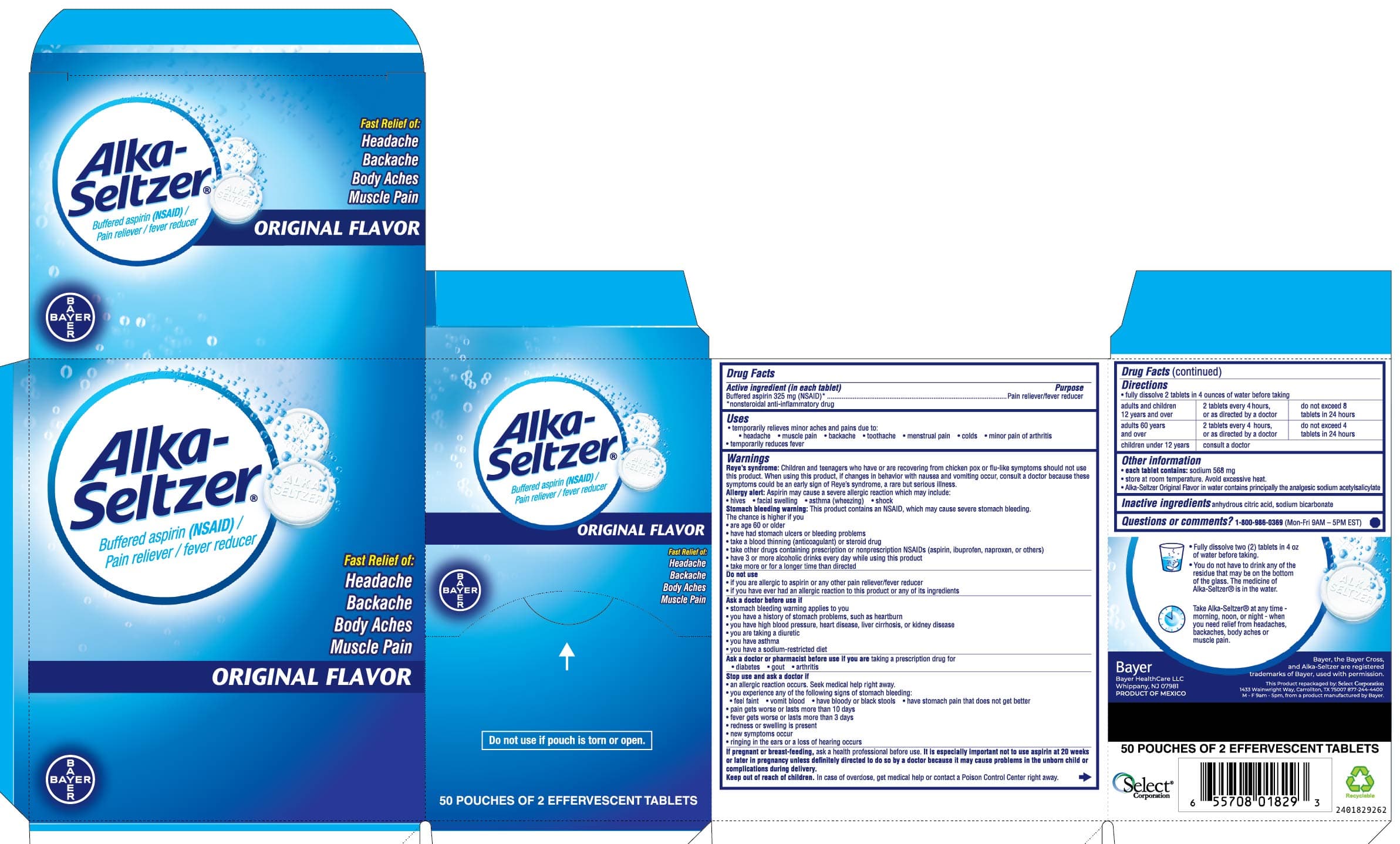 Alka-Seltzer Heartburn — Reference image, actual packaging may vary