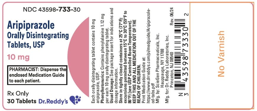 Aripiprazole Orally Disintegrating — Reference image, actual packaging may vary