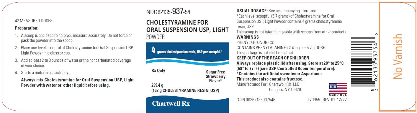Cholestyramine for Oral Suspension — Reference image, actual packaging may vary