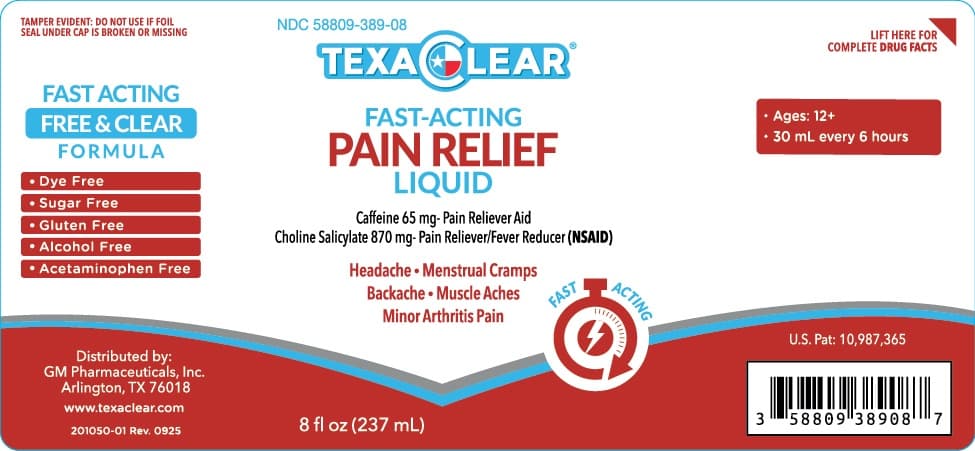 Texaclear Pain and Chest Congestion Relief — Reference image, actual packaging may vary