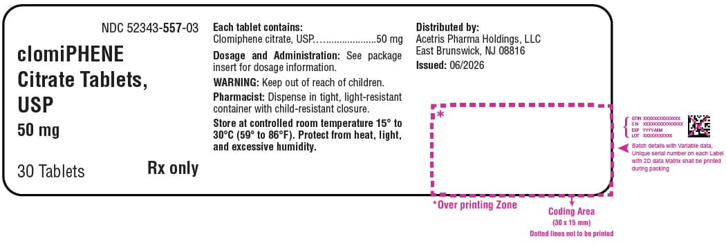 Clomiphene Citrate — Reference image, actual packaging may vary