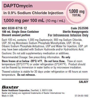 Daptomycin in Sodium Chloride — Reference image, actual packaging may vary