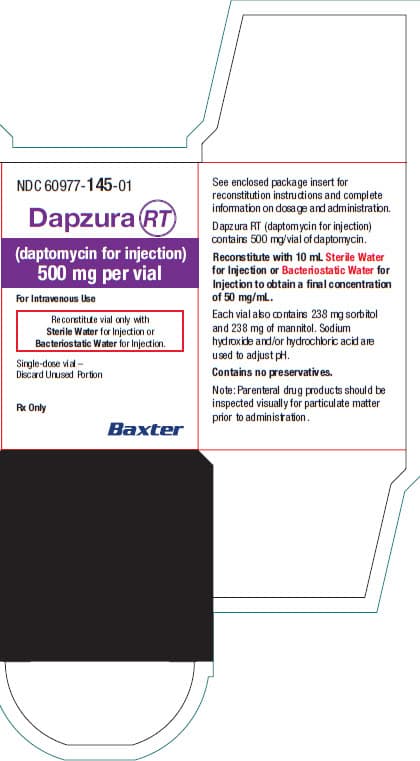 Daptomycin — Reference image, actual packaging may vary