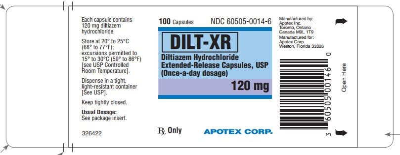 Diltiazem Hydrochloride — Reference image, actual packaging may vary