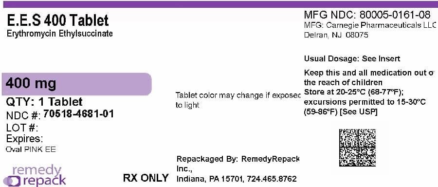 Erythromycin Ethylsuccinate — Reference image, actual packaging may vary