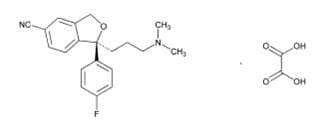 Escitalopram — Reference image, actual packaging may vary