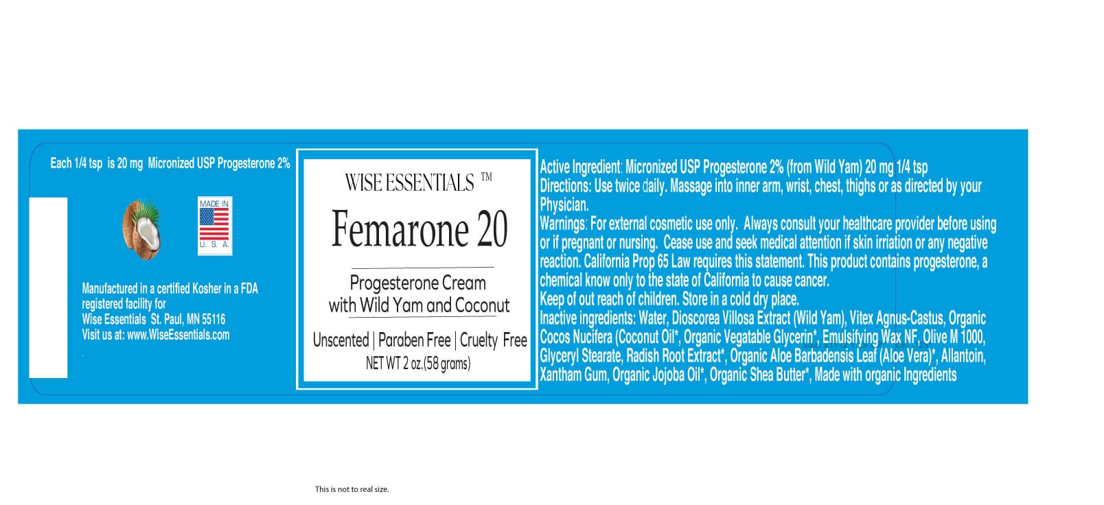 Femarone 20 — Reference image, actual packaging may vary