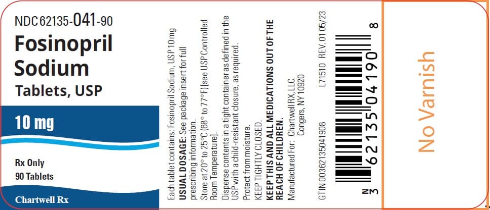 Fosinopril — Reference image, actual packaging may vary