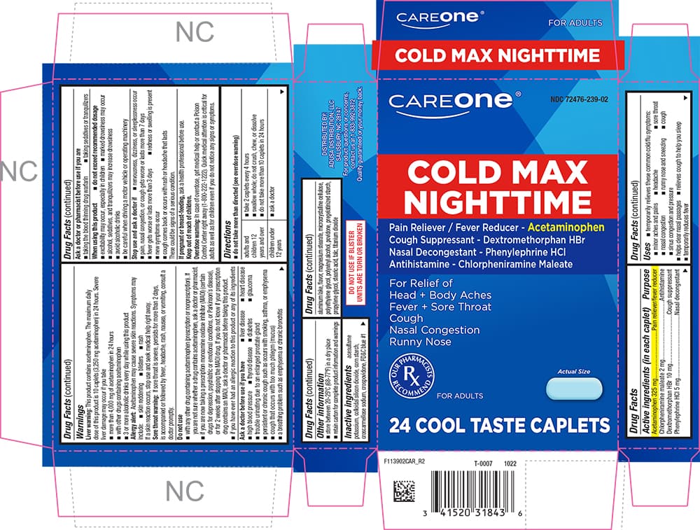 Allergy Multi Symptom (Acetaminophen, Chlorpheniramine Maleate, and Phenylephrine Hydrochloride) package label